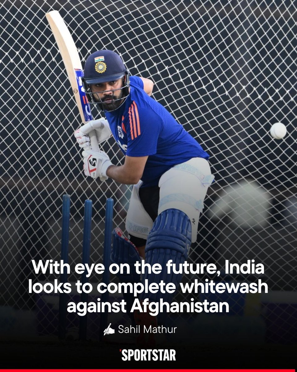 sportstarweb's tweet photo. 📍 𝐌. 𝐀. 𝐂𝐡𝐢𝐝𝐚𝐦𝐛𝐚𝐫𝐚𝐦 𝐒𝐭𝐚𝐝𝐢𝐮𝐦 

With the three-match ODI series already in the bag, India will host Afghanistan on Saturday with an eye on long-term gains.

👉 Rohit Sharma has scored 64 runs across the first two games, while Yashasvi Jaiswal managed just four in the second ODI. The team will hope both batters can make a bigger impact. 

👉 Harshit Rana joined the squad and trained on Friday, with a short bowling stint followed by an extended power-hitting session.

Read @smat8415's full preview of the third ODI here: https://t.co/o7DbyWjIou

📸: Ragu R