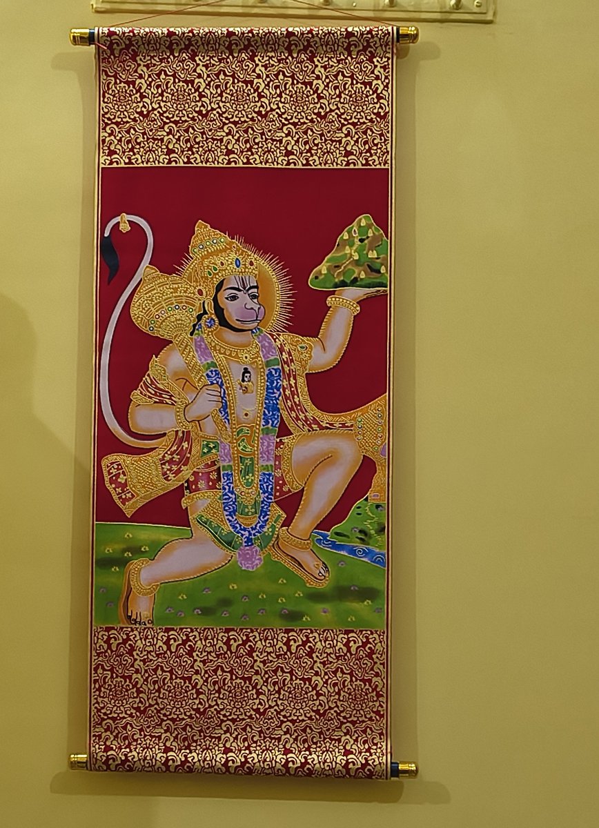 pingalmaxxing's tweet photo. @mmpandit My only lottery is when I come across things and think about it ,it happens in a certain duration.
Recent one was when I was reading about HC on your blog/tweet and you mentioned to keep sanjeevni hanuman picture,so I did.
10-15 days later,I found a wall hanging poster in sikkim https://t.co/IwfMN3ozcj