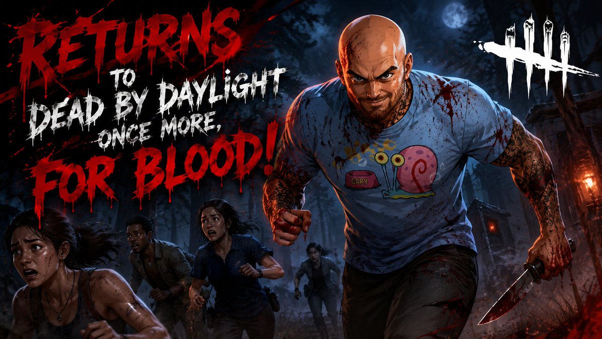 ZoomNineTails's tweet photo. RETURNS TO DEAD BY DAYLIGHT ONCE MORE, FOR BLOOD! ✅ PREMIUM CREATOR ✅
@rumblevideo @GamingOnRumble @MasteringRumble @DeadbyDaylight @GetWetSports @team_nine_tails https://t.co/zTRAj2Tg3G