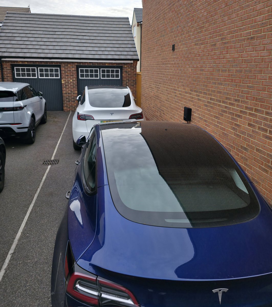 danhinvesting's tweet photo. This is our Tesla model Y and Tesla model 3. 

Earlier this year we decided to go back to having two separate cars instead of sharing one car between us. So we traded in our Peugeot 5008 petrol for the Tesla Model Y and I bought the Tesla model 3 for Uber work. 

We are now over £100 per month better off and we own two far superior cars 😂. 

Total monthly costs (finance, insurance, fuel) estimate. 

Tesla Y & 3 - £850 per month 
Peugeot 5008 - £960 per month 

Iv not even included the fact my partner is a community nurse and can claim her milage costs back each month. This sometimes wipes off the cost of the Model Y car finance altogether. 

Buying an EV and charging at home is an absolute no brainer.