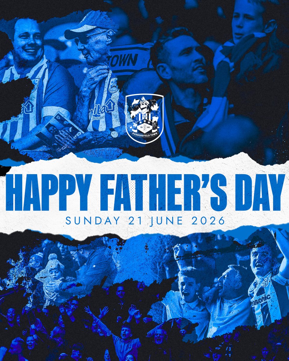 htafc's tweet photo. Happy Father’s Day, Terriers 💙

#htafc https://t.co/1lz8oGAU9d