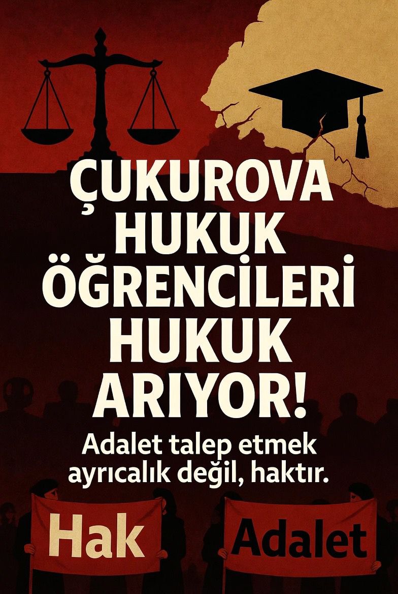 mkorkmaz62's tweet photo. Hukuk Fakültesinde adalet yoksa ülkede adalet olur mu?
#CukurovaHukukSinavMagduru https://t.co/J82iLcMYD8