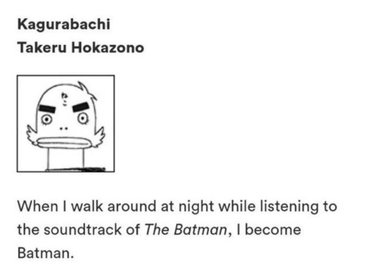 Hernanchuni's tweet photo. @Mascaraxdd @nikofex y el Deltarune, si mal no recuerdo cuando cayó una break week suya justo cuando se estrenó el 3+4.

Incluyamos el LEGO Batman ya que estamos, es Hokazono. https://t.co/93yfZ9Sl6p