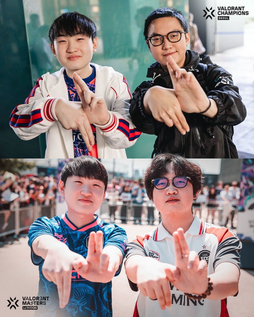 vctpacific's tweet photo. The same KangKang pose for this duelist duo two years later 🫶 https://t.co/RIcznKv3yb