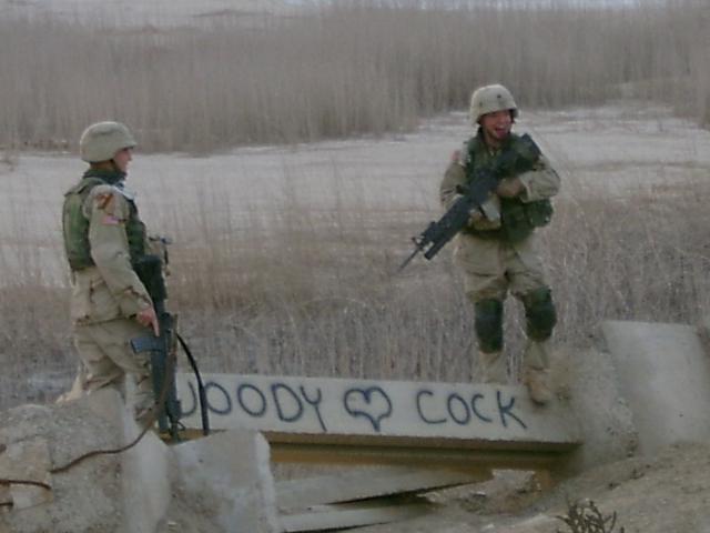 IEDHunter04's tweet photo. It wasn't always serious out there... even when it was serious. https://t.co/U2gyTfQwzX