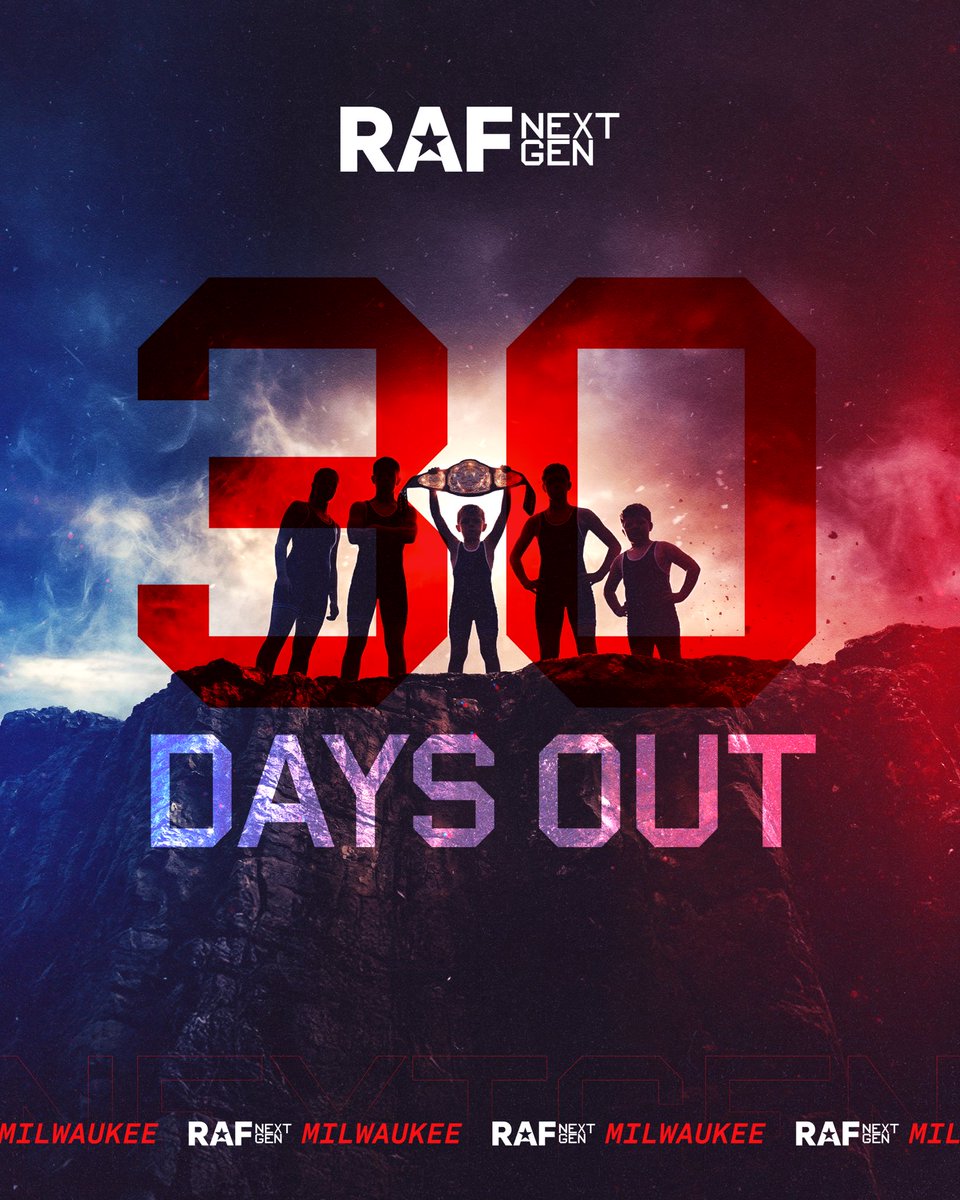 RAFWrestlingUSA's tweet photo. THE NEXT GEN IS COMING😤

Register for RAF NEXT GEN in Milwaukee on July 19. Link in bio. https://t.co/OfLkFIeT1y