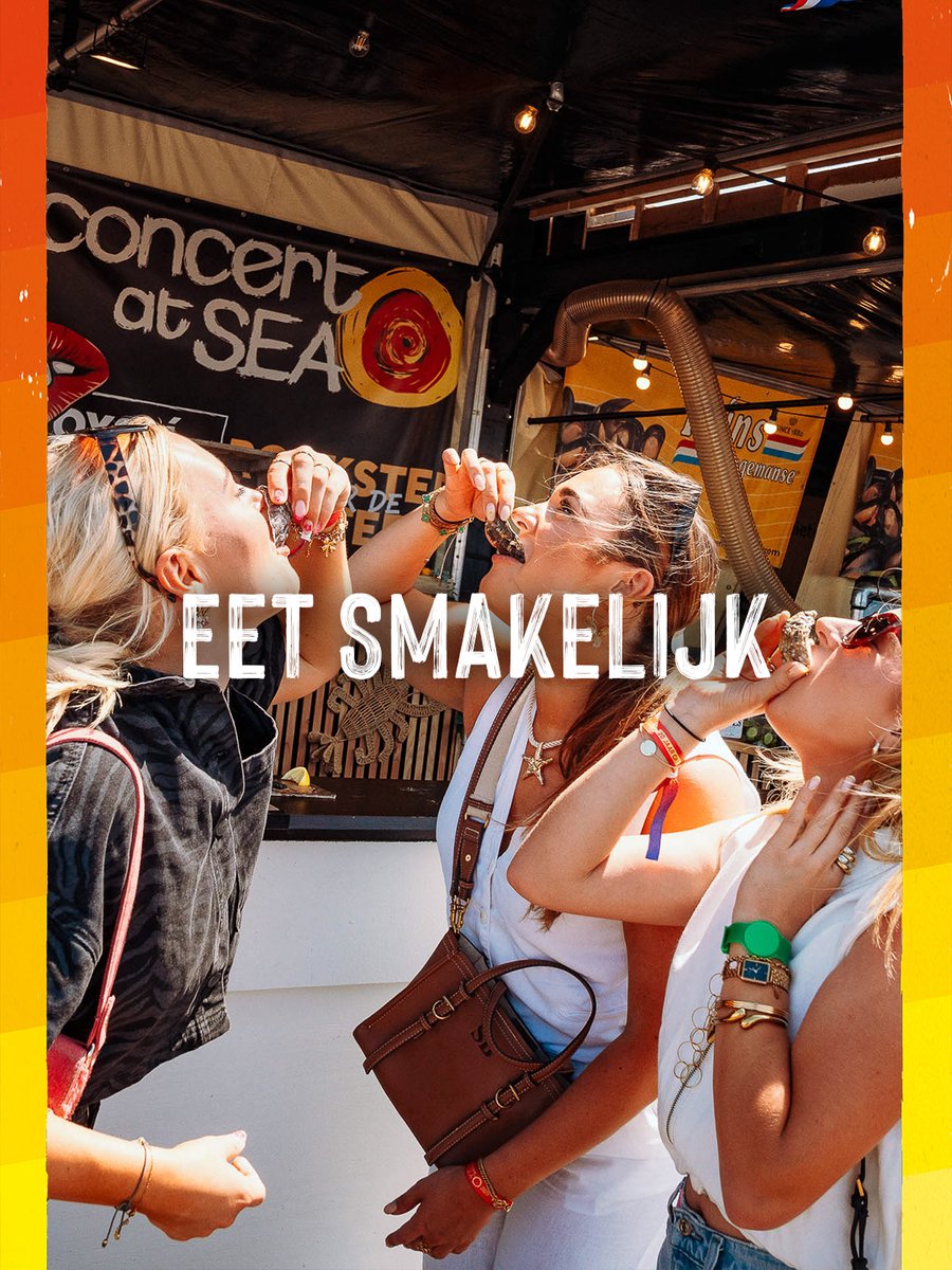 concertatSEA's tweet photo. Wat gaan we eten 🍽️ Van krabbeling tot verse pizza's, poffertjes tot oesters, frites tot curry's en nog heel veel meer. Het hele jaar door zijn we weer bezig geweest om de beste cateraars te selecteren voor het festival. Heb jij al trek? Wij wel! https://t.co/DC9QbBFrHw https://t.co/YD9tLMZ4BM