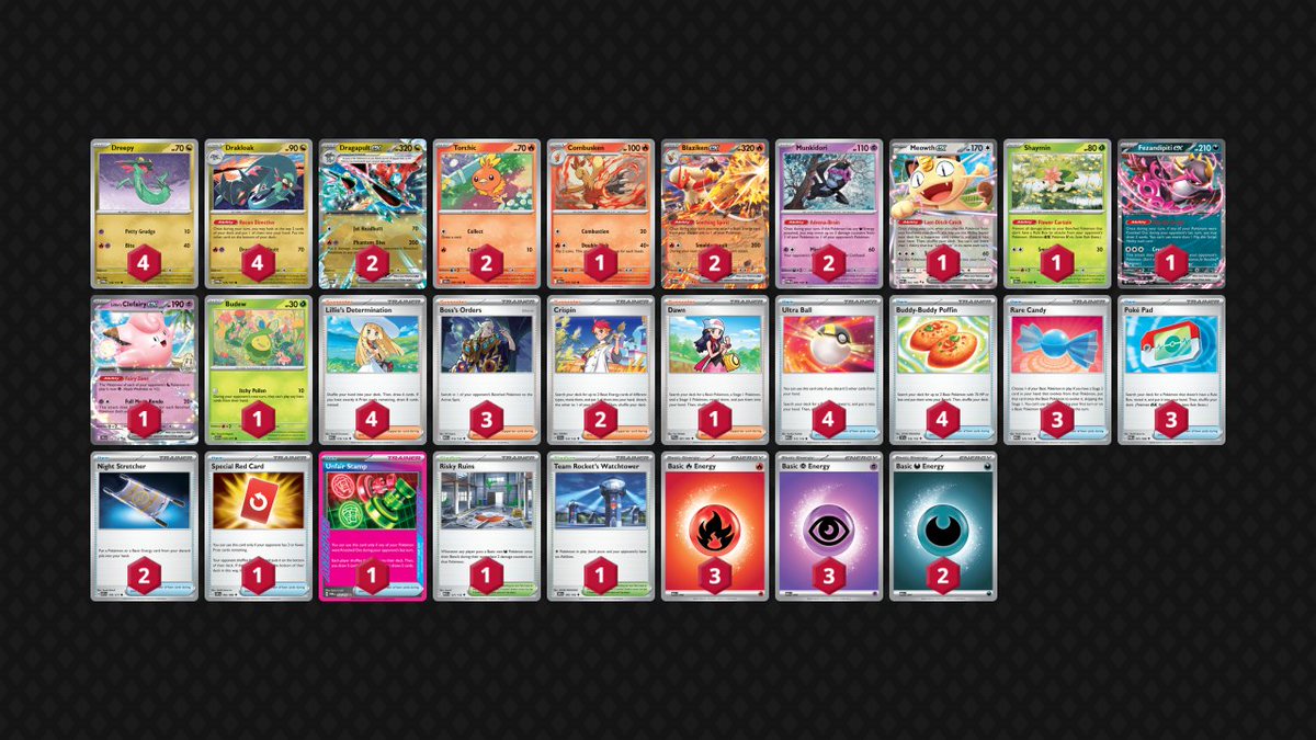 pokekameshi's tweet photo. 🏆SEASAC League Challenge #23

参加：89名

1位：バクフーン：@Mawssa2000
2位：ガブリアス
3位：ドラパルト/バシャーモ
4位：ハンマードラパルト

#PTCGLデッキ

🔽大会情報
https://t.co/0yTD4AuHJK

🔽PTCGLデッキインポート手順
https://t.co/1JpOxpxqfA

🔽PTCGLセットアップマニュアル
https://t.co/9jxRS8bzQ1