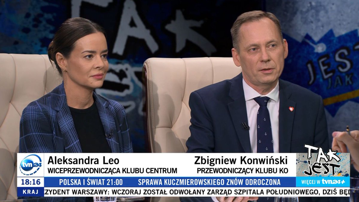 ko_klub's tweet photo. 🎙️Przewodniczący Klubu Parlamentarnego Koalicja Obywatelska @Konwinski_PO w #TakJest: Chciałbym, żeby to wszystko było zdecydowanie szybciej - aby Kuczmierowski, Ziobro i Romanowski byli w Polsce, żeby mogli odpowiadać. PiS-owcy mają to do siebie, że wszelkimi sposobami uciekają przed wymiarem sprawiedliwości.