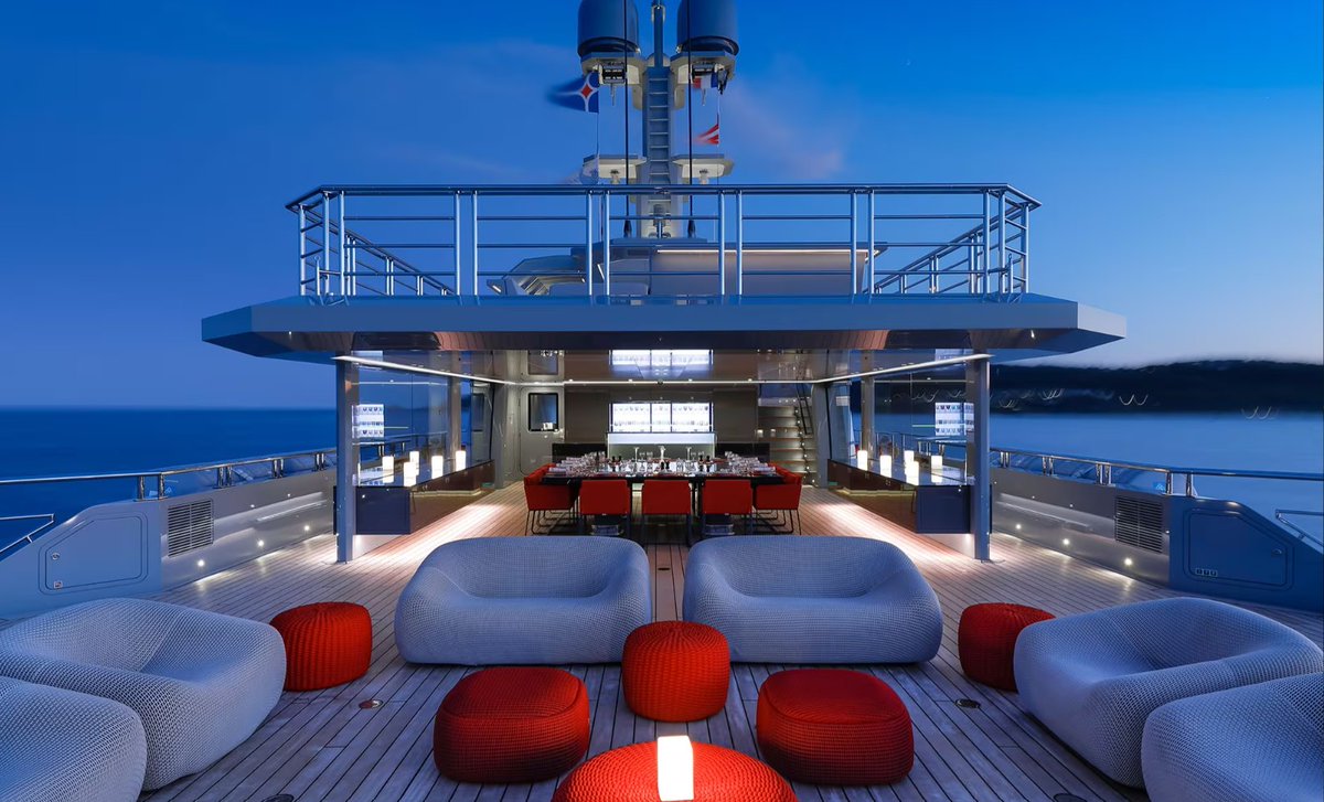 TheJetDesk's tweet photo. 🛥️ يخت استكشافي سريع 85.3 متر يخت عالمي مجرب، أنهى فحص الـ 5 سنوات بهيكل أبيض جديد! ✨ 12 ضيف | 8 كبائن ✨ مهبط طائرات معتمد وحديقة شتوية ✨ سرعة 23 عقدة | مدى 7,000 ميل راسلني للكتيب الحصري! 📩 #يخوت #Superyacht #YachtsForSale https://t.co/RMax4eNt2w