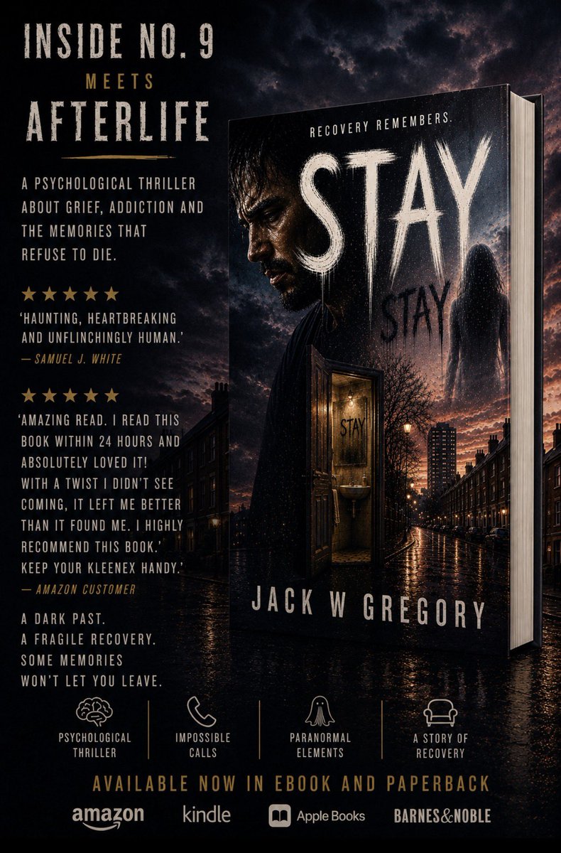 2geeks1b's tweet photo. Looking at turning my latest book into an independent film. Image @SP1nightonly inside number 9 meets @rickygervais Afterlife on crack, heroin and steroids. Ash, a grieving recovering addict is haunted by calls from his dead girlfriend. I’d love it if I could get them to read x https://t.co/c9gDmGb4jZ