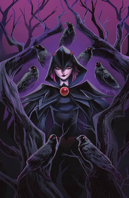 Cover for DC'S QUOTH THE RAVEN … WHATEVER #1 an upcoming one shot just in time for spooky season. On sale September 30th!