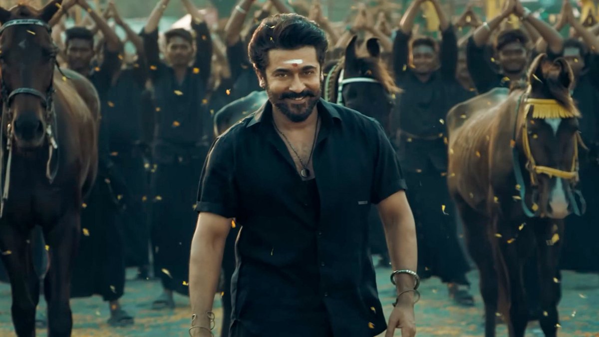 PrimeVideoIN's tweet photo. our weekend mood feels like this 🕺

#KaruppuOnPrime, #VeerabhadruduOnPrime, Watch Now https://t.co/J92qt58cSU