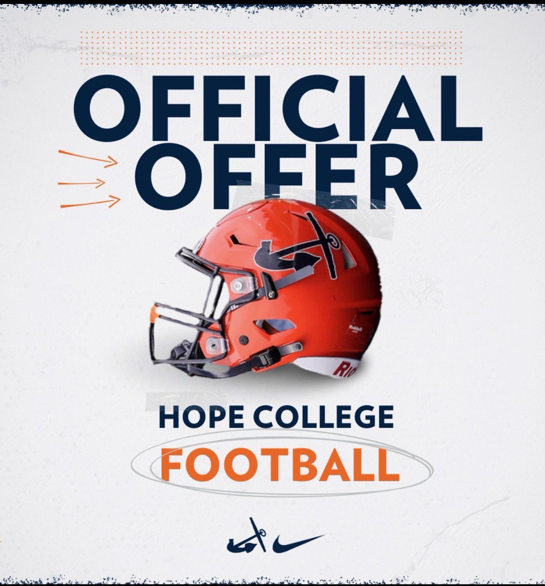 cadwell_lucas's tweet photo. Blessed to receive an offer from Hope! @Coach_HThompson https://t.co/uS1RehU2mG