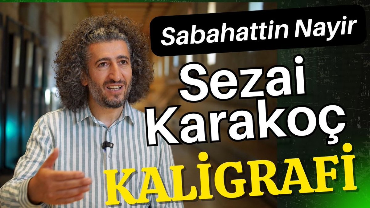 MstfYlmz977's tweet photo. Sezai Karakoç ve Kaligrafi || Kaligrafi Sanatçısı Sabahattin Nayir ile Söyleşi
Sezai Karakoç'un fikirlerini ve şiirlerini kaligrafi çalışmalarıyla somutlaştıran Sabahattin Nayir'in Rami Kütüphanesi'nde açtığı sergiyle ilgili konuştuk.
İzlemek için: https://t.co/vuBbpZgSVf https://t.co/QCbMJfhp4P