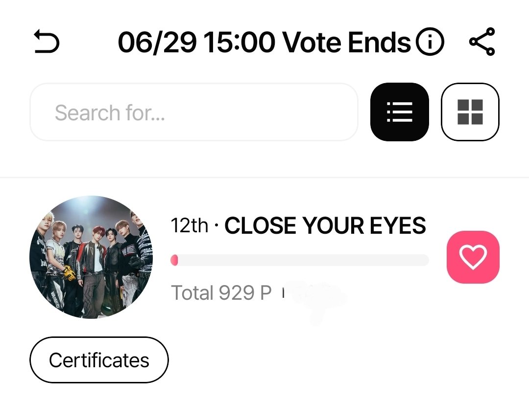 CYEVOTINGTEAM's tweet photo. 📢 DAILY VOTING REMINDER [ D-9 ] 🚨⚠️

Closer, we only have 9 days left! Don't forget to vote for CLOSE YOUR EYES on STARDOM app for the 2026 NEWSIS K-EXPO AWARDS.

★ GLOBAL NEXT ICON AWARDS 🚨
🎯: TOP 10 || Current Rank: #12 (need around 1,500 votes to reach top 10)
🔗: https://t.co/0wopwxO7au
⏳️: 29 June 2026, 15.00 (KST)
🗳: 1 Free Vote & 
       Additional vote [20 Silver Star (Free) or 4 Gold Star (Paid)]

★ GLOBAL POPULAR OST AWARDS ⚠️
🎯: TOP 10 || Current Rank: #9
🔗: https://t.co/7OC3tESPyw
⏳️: 29 June 2026, 15.00 (KST)
🗳: 1 Free Vote & 
       Additional vote [20 Silver Star (Free) or 4 Gold Star (Paid)]

Every single vote matters right now. We're so close, but we're not there yet. Please use your free vote daily and encourage fellow Closers to vote too!

Let's push harder these final 9 days and get CYE into the TOP 10! ❤️‍

#CLOSEYOUREYES #클로즈유어아이즈