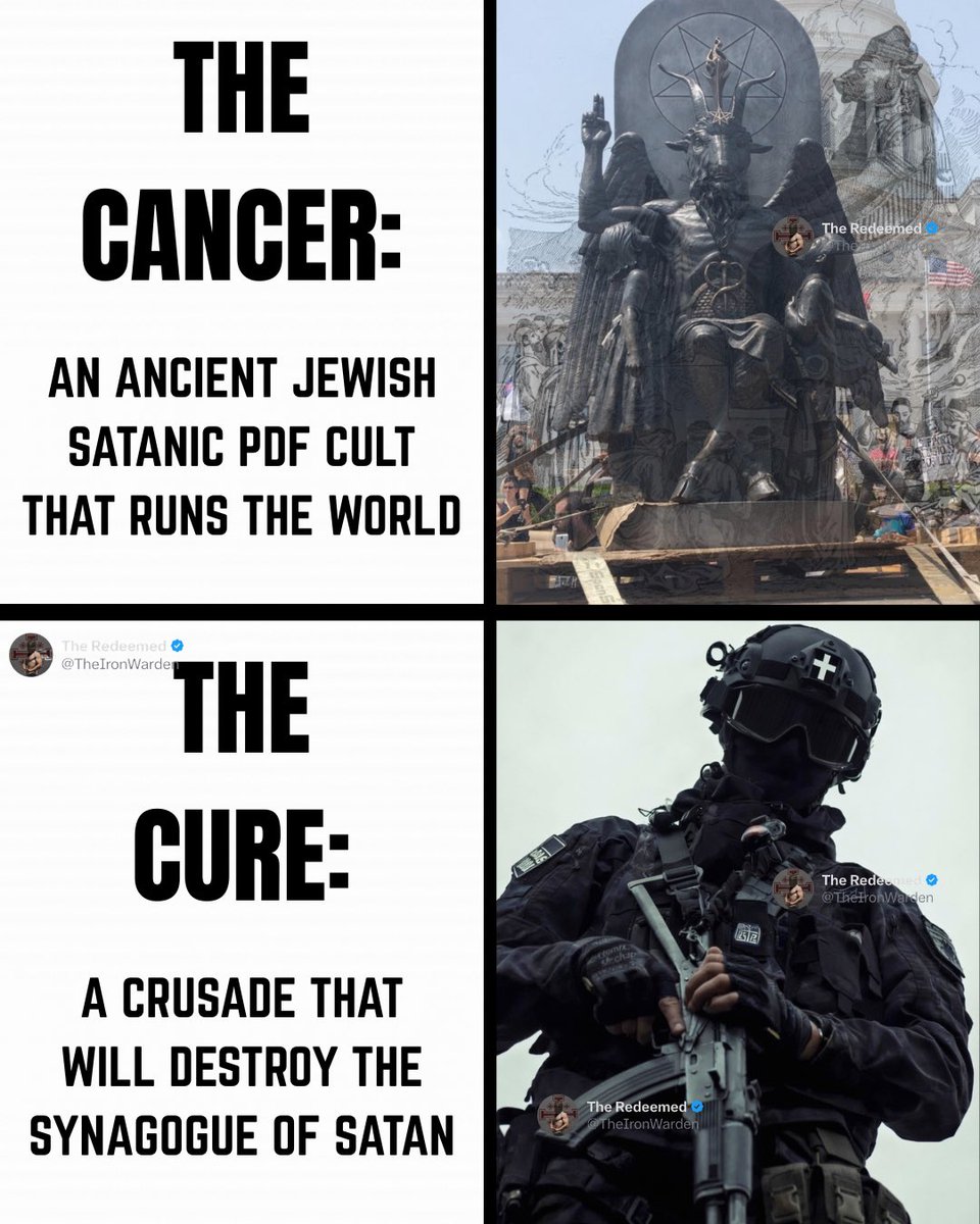 TheIronWarden's tweet photo. ✠ Make No Peace With Evil ✠ https://t.co/RaloC9krY6