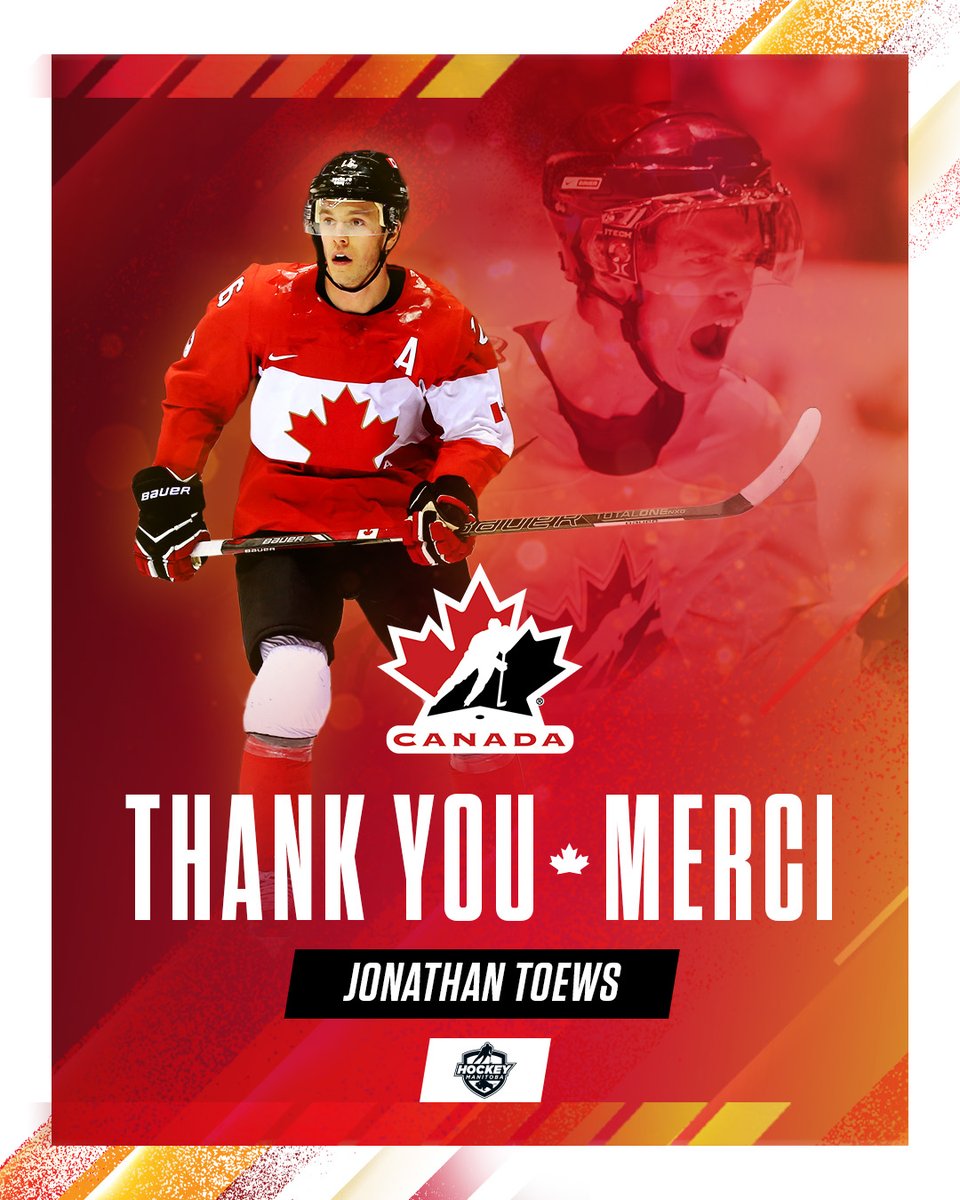 HockeyCanada's tweet photo. For Vancouver. For Sochi. For the shootout in '07. For your leadership. Thank you, Jonathan. ❤️

Pour Vancouver. Pour Sotchi. Pour tes exploits en tirs de barrage en 2007. Pour ton leadership. Merci, Jonathan. ❤️ https://t.co/vzVGTJV7XZ