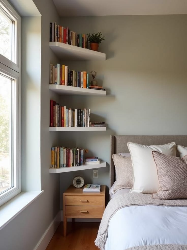 femiiiszn's tweet photo. nothing beats the feeling of having your own little home library corner. https://t.co/MhfqEPWftU