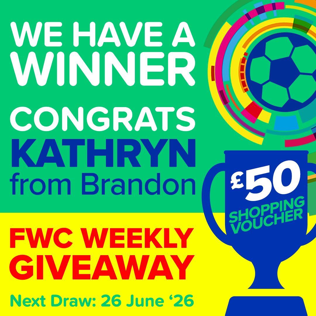ResultClothing's tweet photo. 🎉Congratulations! Kathryn from Brandon, Suffolk, is our winner this week! 🏆️ 
⚽️ We’re giving away a £50 shopping voucher every week over the World Cup.  
Simply add any hat or cap (priced from just £1) to your order for automatic entry.
Details 👉️ https://t.co/VHnluvAYkO https://t.co/rxS0i1I6mw