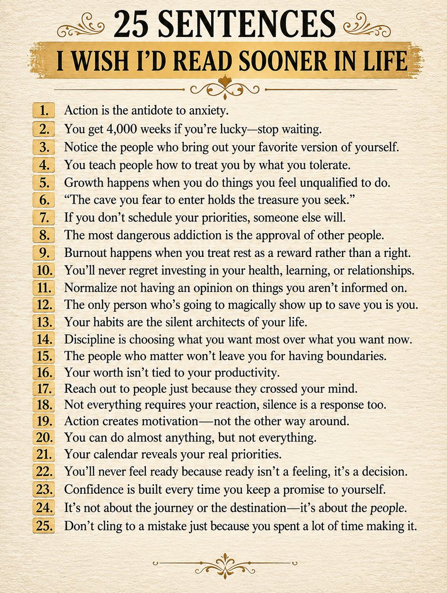 AriaBennetaxnp's tweet photo. 25 sentences 
I Wish I'd read sooner in life https://t.co/5XaDwHdSbA