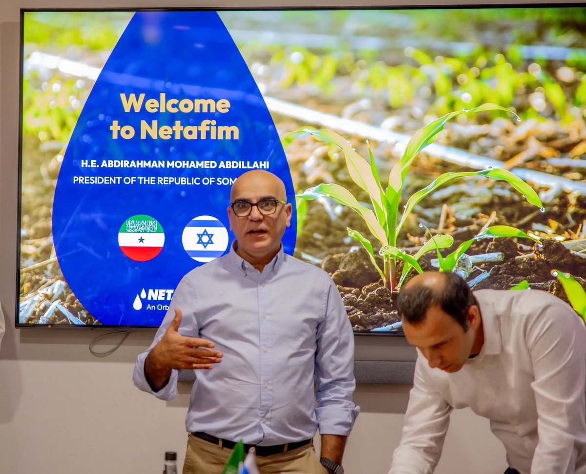 Timessomalilan's tweet photo. President of Somaliland Visits Leading Israeli Institutions in Agriculture, Water Management, Energy, and Innovation
https://t.co/0WbmSK2aO7 https://t.co/hdB1czi5bV