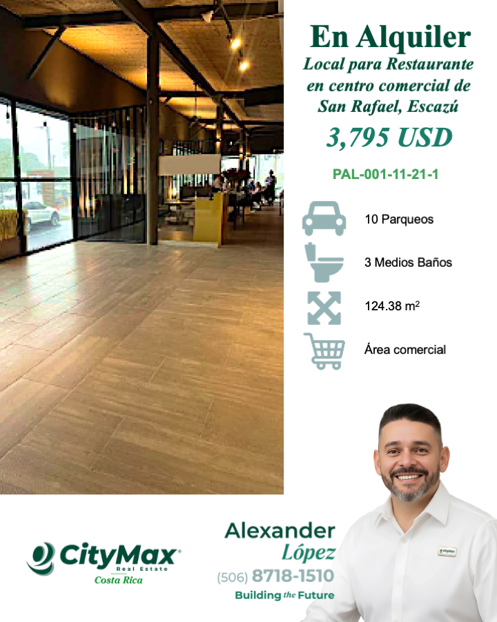 AlexLM187181510's tweet photo. 🍽️ Local para Restaurante en Alquiler | San Rafael, Escazú 
📍 Plaza comercial con alto flujo y excelente ubicación 🚗 Amplio parqueo para clientes y visitantes 🏢 Cerca de oficinas, comercios y servicios 
💲 Alquiler: $3,358.26 + IVA 
🧾 Mantenimiento adicional 📲 https://t.co/zx4ElBgWFs