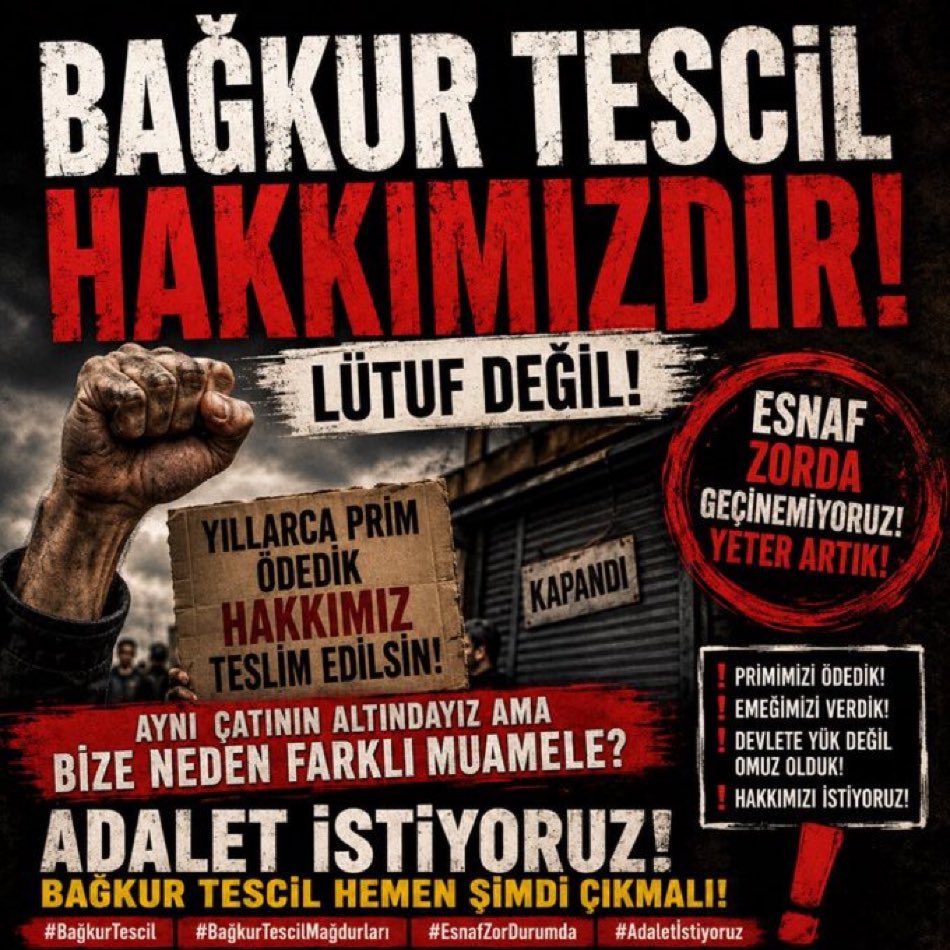 can34x35's tweet photo. Sosyal devlet, yıllarca prim ödeyen esnafı tescilsiz bırakmaz; bırakıyorsa adı adalet değil, eksikliktir! #BağkurTescil @RTErdogan @vedatbilgn https://t.co/6jgSoXHCuC
