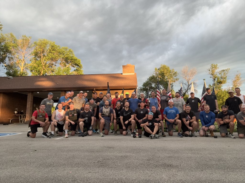 F3TheSteelMill's tweet photo. @F3Omaha @F3SarpySwagger LB carried the flag, figured out coffee, lead the @CityofPapillion’s Top 4 site @ Halleck Park long enough! It’s time for a new Stud &amp; 🔨 to show the men of F3 what a  true leader can do! We enjoyed the ride @schulte_matthew but it’s time ride the Whiff! https://t.co/CEACM6zKES
