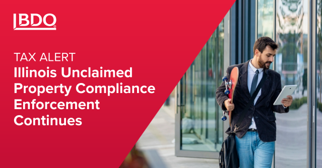 jfbush3's tweet photo. An Illinois unclaimed property self-audit notice is not something businesses can afford to set aside. With the state planning to issue 100–150 notices each quarter, organizations should act quickly to assess exposure, review reporting history: https://t.co/EdaCEWVIOA https://t.co/DmVclHFUeO
