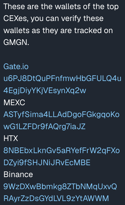 IMake68913's tweet photo. @HTX_Global @Gate @MEXC @binance @coinbase @Bybit_Official @cryptocom this guy sent you each 3% of his coin plus you're all receiving equal portions of the creator rewards from this token. 

Unfortunately he's a brokie and rugged it but you still have your 3% each plus the creator rewards are locked to you.

What do you say we do a team CTO and show everyone the true meaning of $CEX? 

EoHKjiNy8w2ZcizdGexxsHcTHvDZT44HVGJg7eDUpump

screenshot in case he deletes his post: