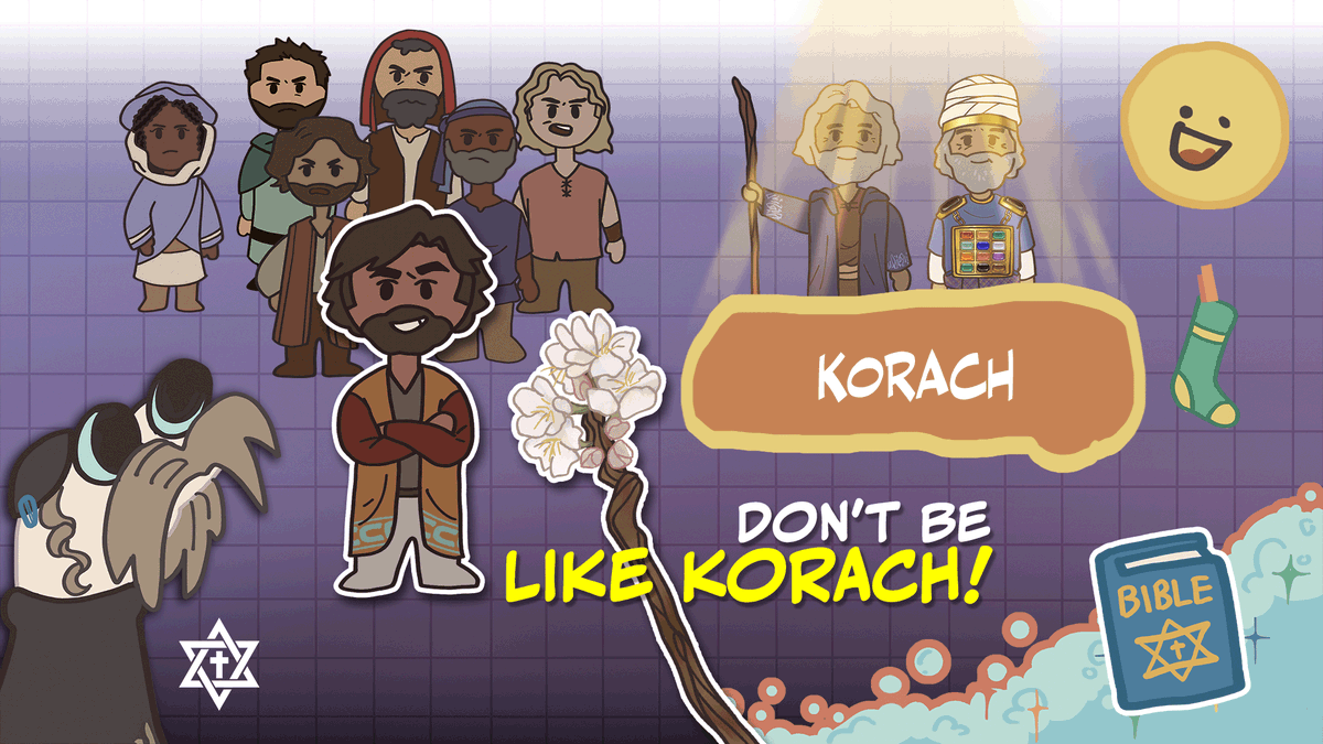 Shalomacon's tweet photo. Korach thought he knew better than Moses. Rabbi Socks explores pride, jealousy, and a staff that blossomed with almonds! 🧦🌱 #SocksOnYourTable https://t.co/yOmgZhZogz via @YouTube https://t.co/FWsoSKHg58