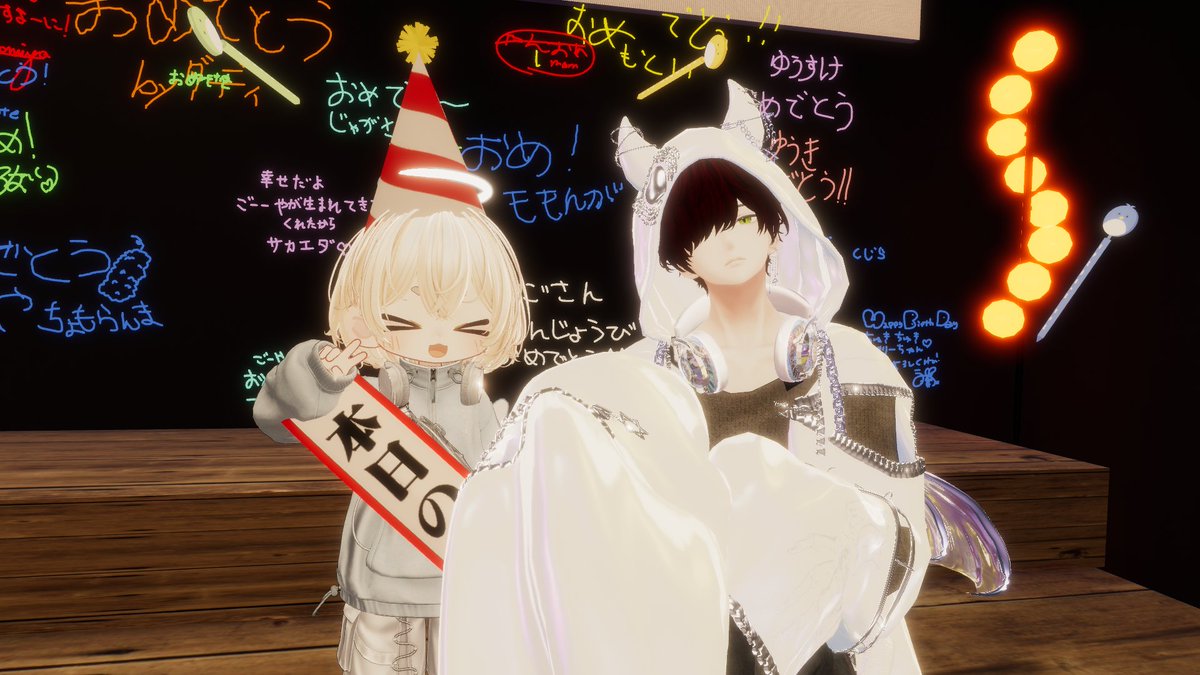onsVRC's tweet photo. 昨日！ゴーヤさんとかおるくんのお誕生日お祝いしてきた！ https://t.co/eZyFtJePdZ
