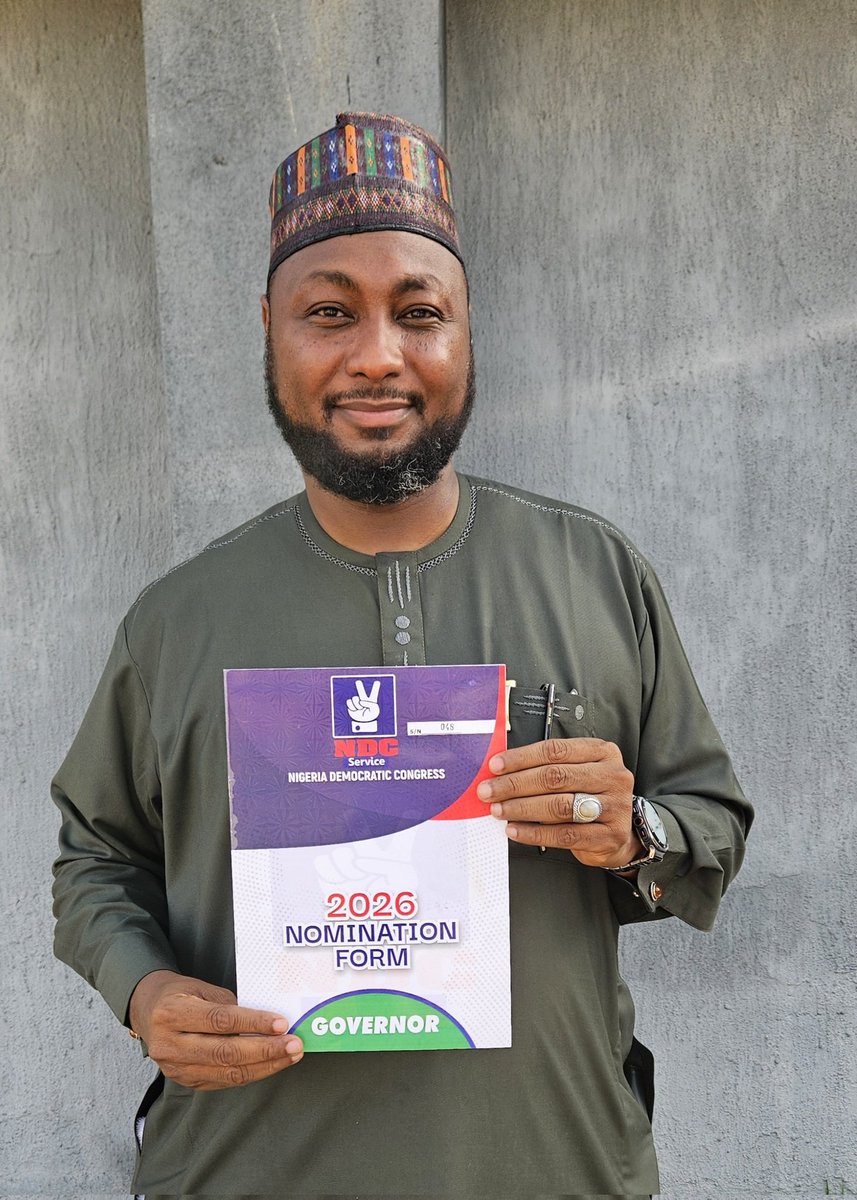 yeripros's tweet photo. Breaking News:

A core leader in the Obidient Movement, Ibrahim Hussaini Abdulkarim, has emerged as the Kaduna State NDC Governorship candidate ahead of the 2027 general elections.

✌ https://t.co/I2NZsRXwP7