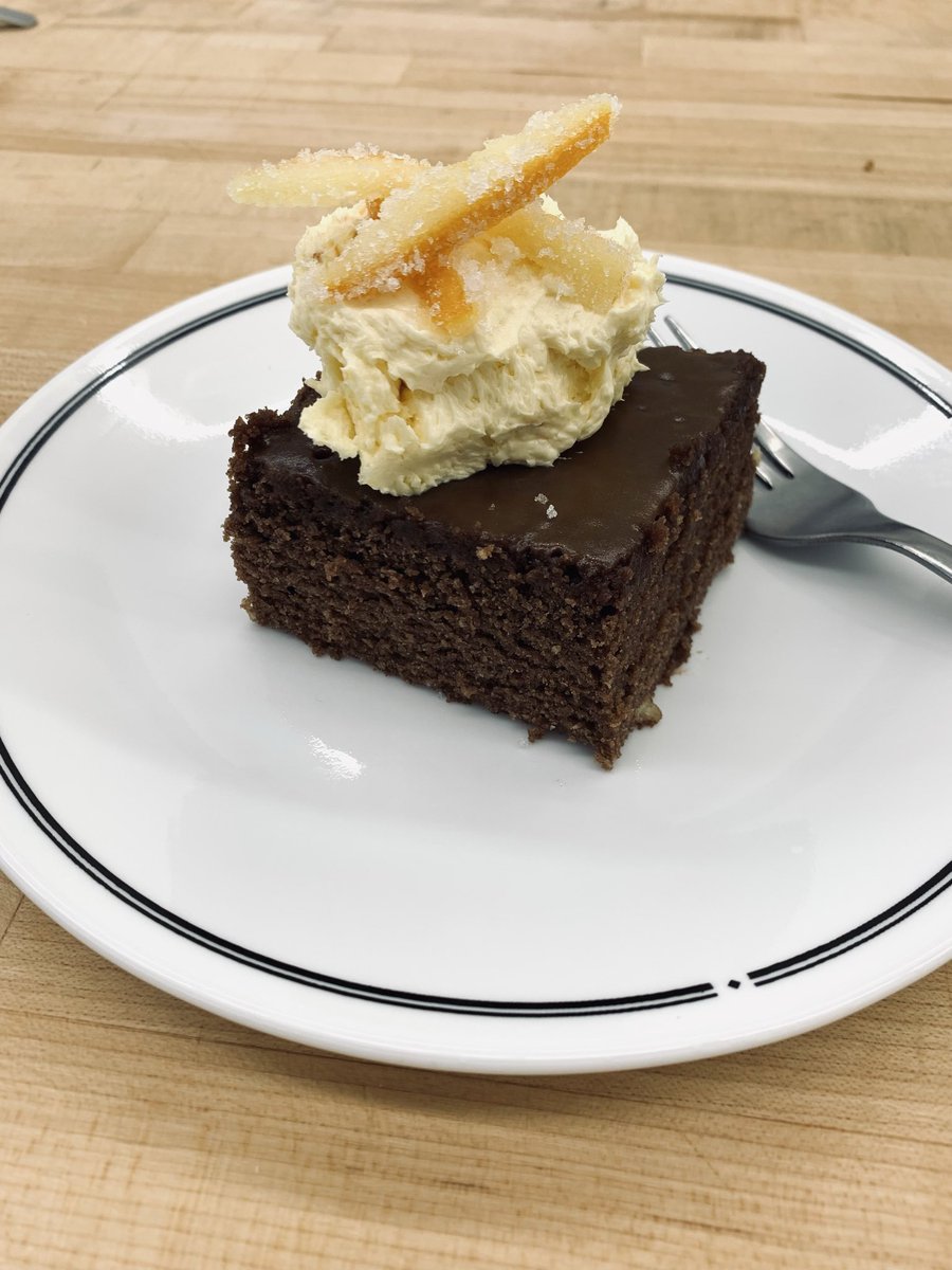 LuckeeDutch's tweet photo. We are excited to share this crossover dessert.We partnered with Storrs BBQ for this smokedJack&amp;Coke Chocolate Cake, topped with a whiskey caramel and cognac orange frosting with candied oranges. This weekend only while supplies last only at Luckee Dutch Bakery and Storrs BBQ! https://t.co/7sAD98nGuL
