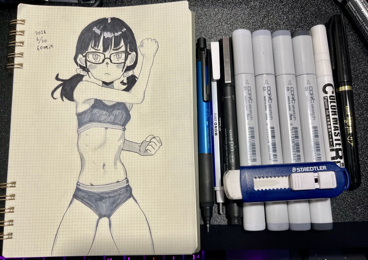 Lict52's tweet photo. #模写イラスト https://t.co/CvN06ekfK7