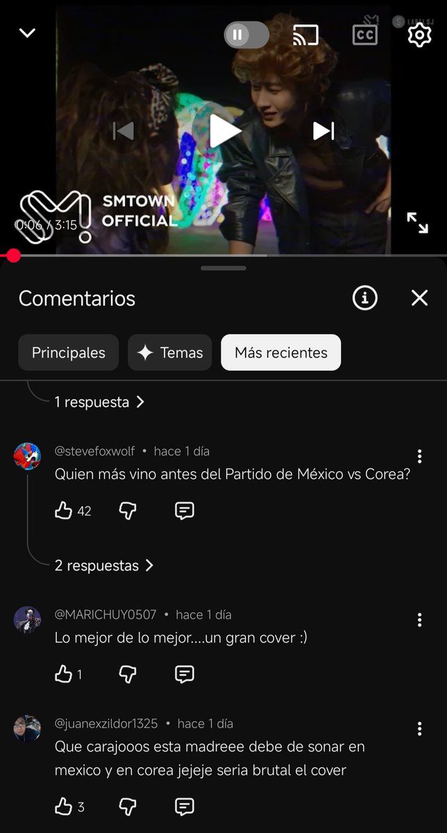 km_yesung's tweet photo. Muchas gente fue a buscar el cover de Ahora Te Puedes Marchar de Super Junior antes, durante y después del enfrentamiento entre México y Corea del Sur.

Muchas gente no sabía de esto 😭 https://t.co/82e5MPcxE3