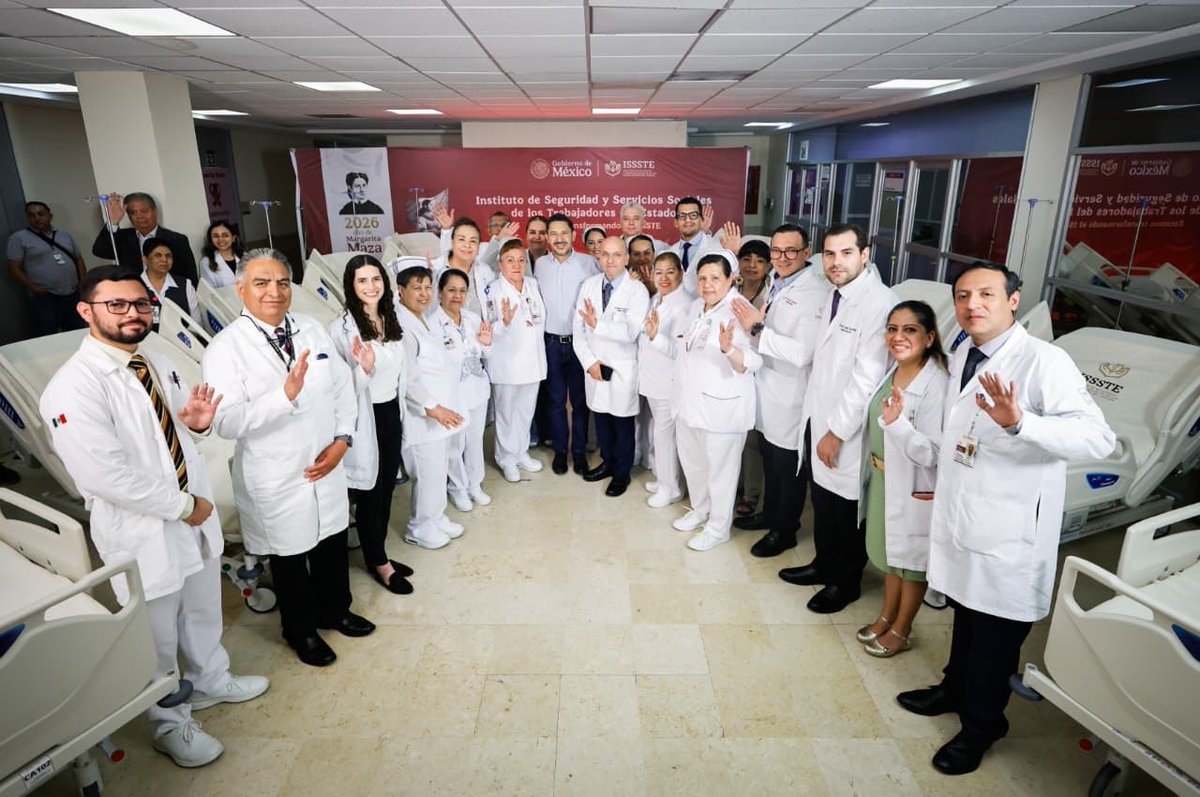 Issste_Sonora_'s tweet photo. 📰 #COMUNICADO Entrega @martibatres 60 camas hospitalarias a HR “Monterrey” del @ISSSTE_mx en Nuevo León. 🔗https://t.co/3Ep13LR7ot https://t.co/TuZx2jADGq