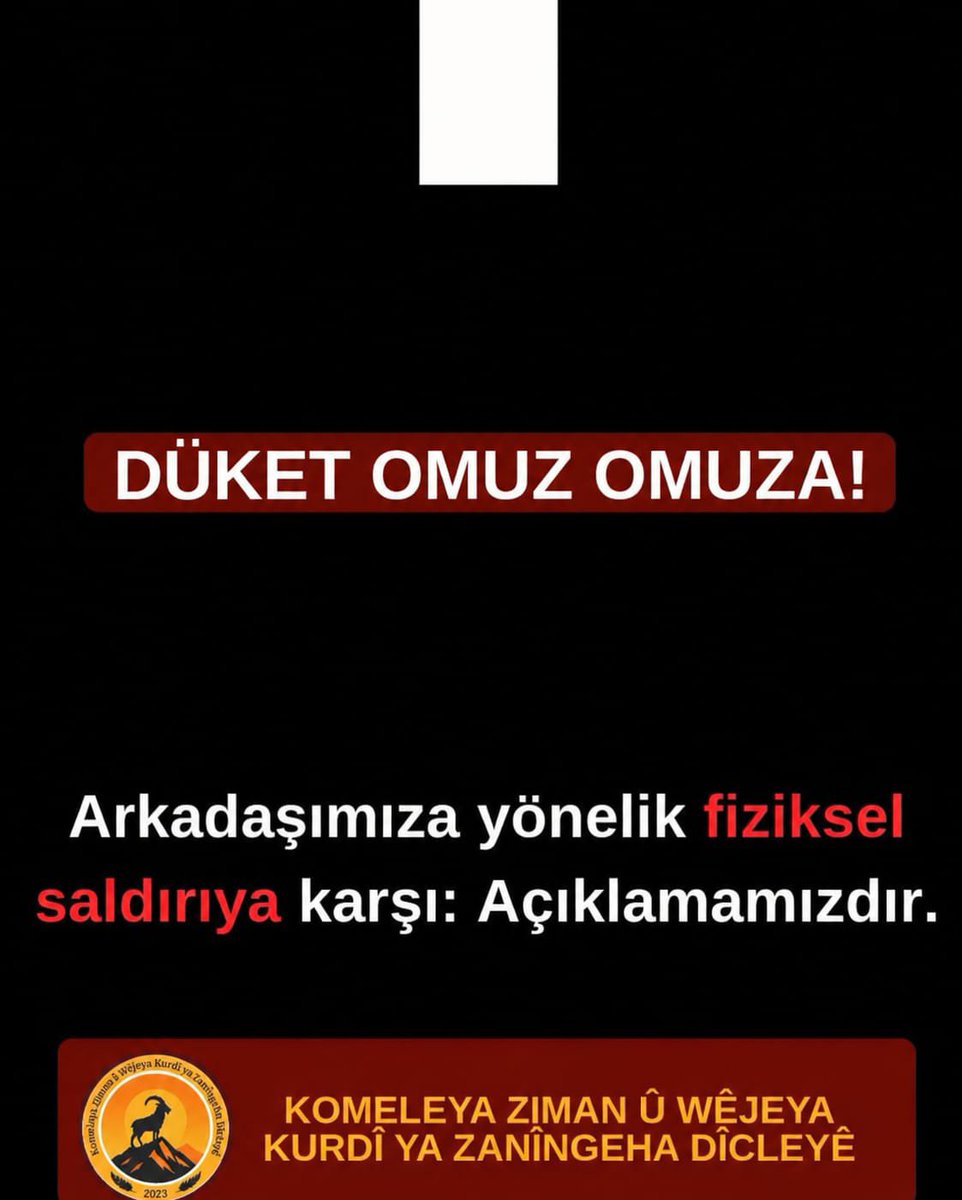 Komeleya Ziman û Wêjeya Kurdî ya Zanîngeha Dîcleyê tweet media