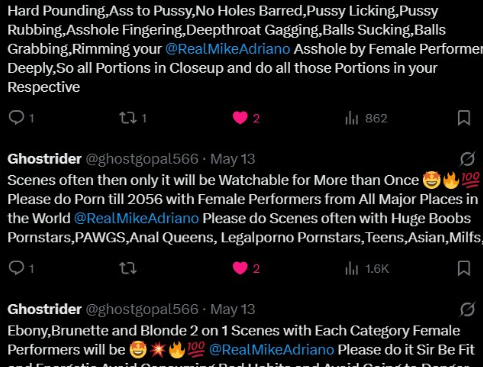 ghostgopal566's tweet photo. 6 Sites Continously Resume @TrueAnal @AllAnal_com atleast from Next Month Onwards @RealMikeAdriano it's been long waiting for the Fans 😔and for Gud Repeat Value and Watchable for more than once Please do all those which mentioned in these 2 pics Fully 👇👌 https://t.co/mHRxKNObbb