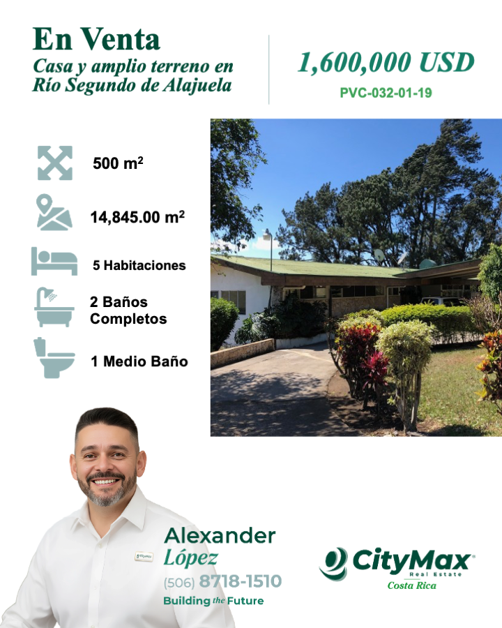 AlexLM187181510's tweet photo. 🏡 Propiedad en Venta | Casa + Terreno 
📐 Terreno: 14,845 m²
🏠 Construcción: 500 m²
🛏️ 5 habitaciones
🌄 Hermosa vista a las montañas 
🌿Amplios jardines
✨ Uso de suelo mixto: ideal para vivienda, negocio o desarrollo inmobiliario 
📲 Contáctanos para más información. https://t.co/TW7oavASuQ