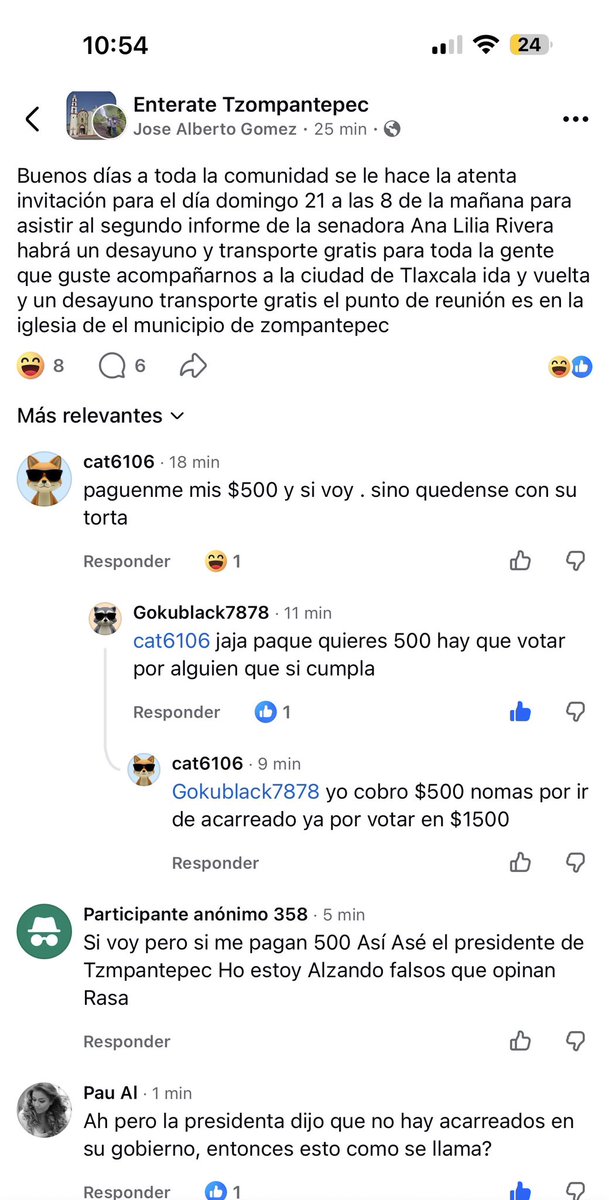 Albinhh's tweet photo. @Claudiashein @GobiernoMX No que no hay acarreados en tu gobierno? Corruptas. @LorenaCuellar  🫵🏼😂 https://t.co/1PohEWD2Nn