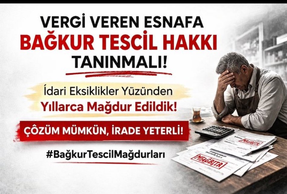 can34x35's tweet photo. VERGİDE VARIM
SOSYAL GÜVENCEDE YOKUM !!   
BU MU SOSYAL DEVLET! 
#bağkurtescilmağdurları 
@RTErdogan @isikhanvedat 
@dbdevletbahceli @MHP_Bilgi 
@melih_meric @Akparti 
@resulkurt34 @csgbakanligi 
@sadullahkisacik 
@fethigurer 
@B_Palandoken https://t.co/TNI7DunVzR