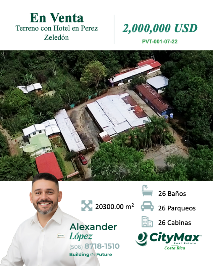 AlexLM187181510's tweet photo. 🌿 Propiedad Turística en Venta | Pérez Zeledón 
📐 Terreno: 20,300 m²
🏗️ Construcción: 1,410 m²
🏨 Centro turístico con 26 habitaciones
❄️ A/C + TV en cada habitación
🚗 Parqueo y amplias áreas verdes
📍A 8 km de San Isidro
✨Ideal para inversión turística
📲 Contáctanos. https://t.co/s2OBXbrou9