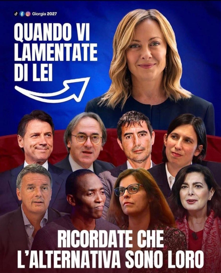 Vittori87874074's tweet photo. REMEMBER SEMPER" QUANDO VI LAMENTATE DI LEI RICORDATEVI CHE L'ALTERNATIVA SONO LORO https://t.co/2HADmuqSCv