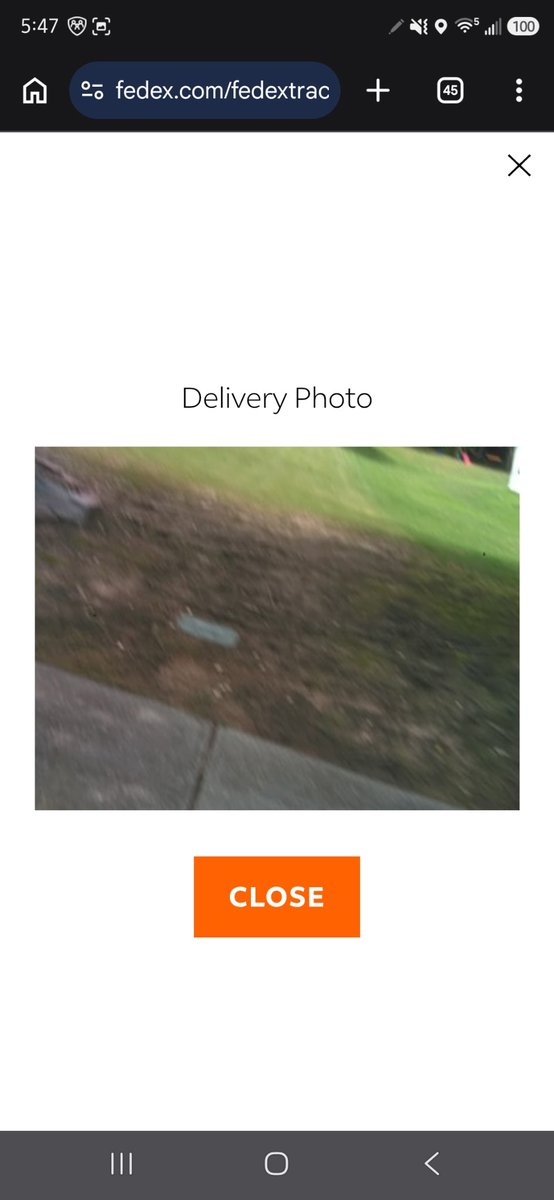LaydeeX31's tweet photo. @FedEx @FedExHelp WTF is this!? Nobody dropped off a package (I have cameras) and the photo proof is a picture of a yard with no package in sight??? This is ridiculous https://t.co/WArXkXAZhh
