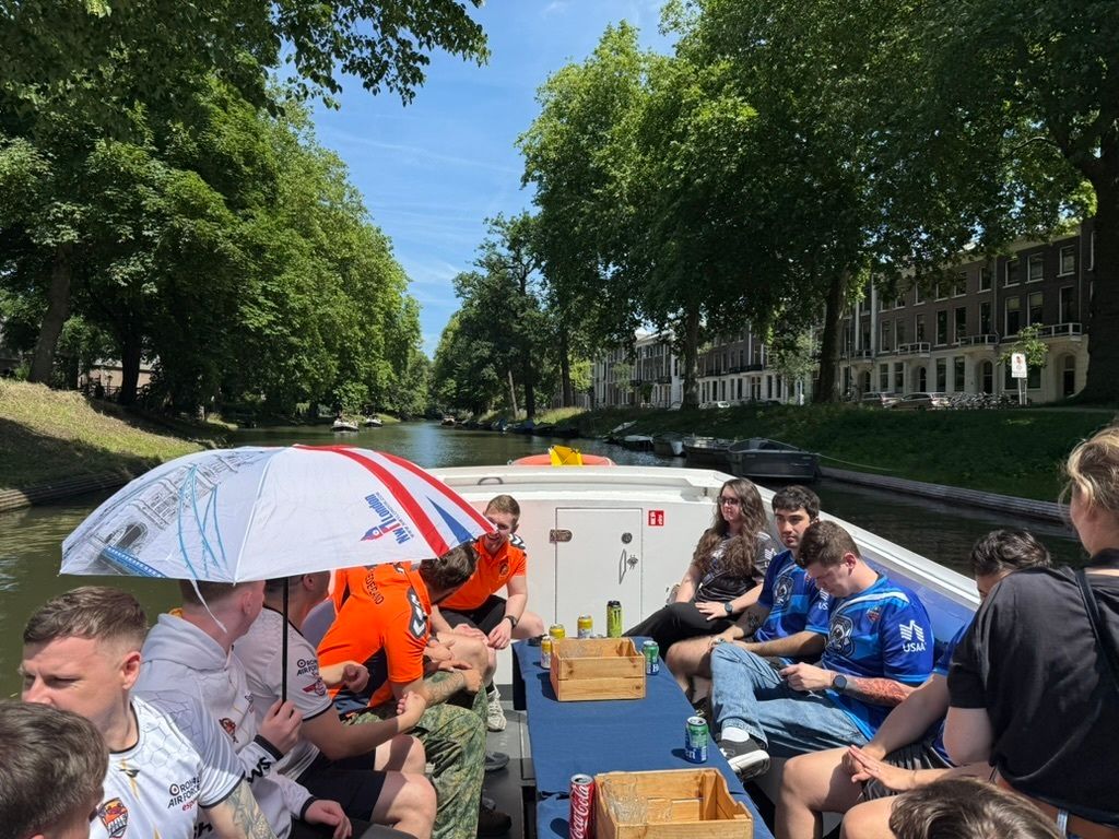 AirForceGaming's tweet photo. Our international teams have joined us in Utrecht for the 2026 Allied Forces Esports Invitational!🌍  
We're having a blast at the @TeamLiquid's EU headquarters as well as taking the time to tour the lovely local scenery.
Be sure to follow all the action on https://t.co/QI99Iy4dCn