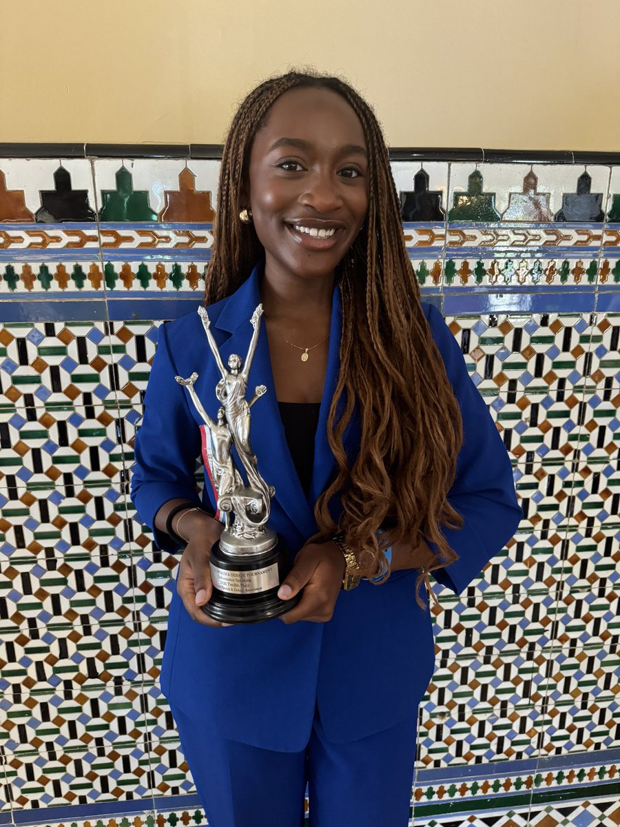 ahsspeechteam's tweet photo. Day 4 and 5!
Congratulations to Nancy Orogun for placing 12 in the nation in Informative Speaking! https://t.co/HEMx8fuNhT