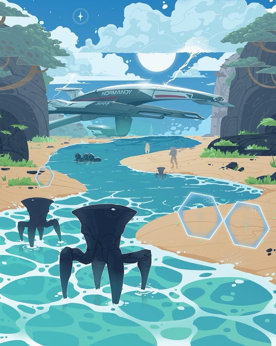 Mark_Meer's tweet photo. Fan Art Friday: Four fantastic @masseffect landscapes by the ever-awesome Lazare Gvimradze aka legionofpotatoes on IG 🤩

#FanArtFriday #MassEffect #MassEffectFanArt #Normandy https://t.co/f3iMOQsiI1