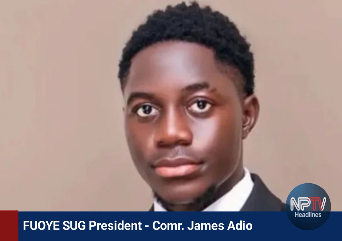 ndupulsetv's tweet photo. The National Association of Nigerian Students (NANS) has condemned the suspension of the FUOYE SUG President, Comr. James Adio and has demanded investigation into the release of his already gone-viral sex video to the public.

https://t.co/gBgUB4hRgz https://t.co/yfARJyKDYU